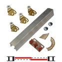 Picture of 2204F 36" 2-Door Hardware Set, 75lbs. [34kg] Door