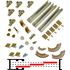 Picture of 100MP 24" (1-3/8") x 3-Door Tri-Pass Pocket Door Hardware Set