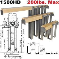 Picture of 1500HD Series Heavy-Duty Pocket Door Frame Kits