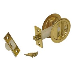 Picture of 15213PK1 Auto-Latching Pocket Door Lock Set, 1-3/8" Door