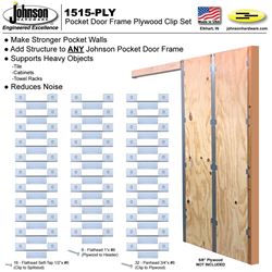 Picture of 1515-PLY Pocket Door Frame Plywood Clip Set