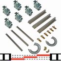 Picture of 200MD 48" 3-Door Sliding Tri-pass Hardware Set
