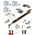 Picture of 1601 12" 2-Panel Hardware Set, White