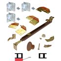 Picture of 1601 24" 2-Panel Hardware Set, Brown