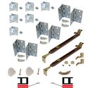 Picture of 1601 18" 4-Panel Hardware Set, US15