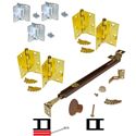 Picture of 1601HD 18" 2-Panel Mortise Hinge Hardware Set, US3